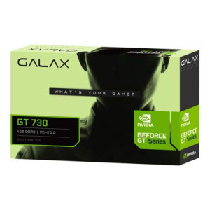 GALAX NVIDIA GEFORCE GT 730 4GB DDR3 4 GB GDDR3 Graphics Card  (Black)